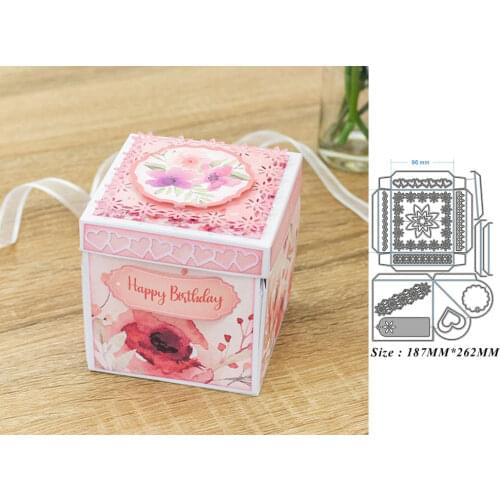 Surprise Gift Box 2021 New Metal Cutting Dies for DIY Scrapbooking Paper Cardmaking Decor Embossing Crafts No Stamp Curlicue