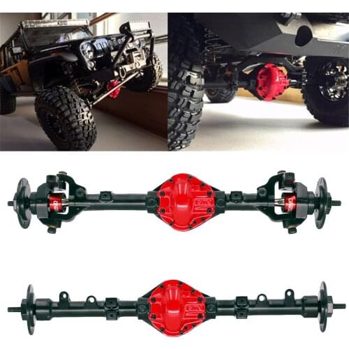 Metal Front and Rear Axle Assembly Complete Set Fit for SCX10 D90 1:10 Scale Climbing RC Crawler Car Upgrade Accessories