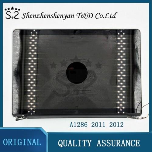 Full LCD screen for Macbook Pro 15.4 A1286 LED screen Glass Display assembly 2011-2012 years