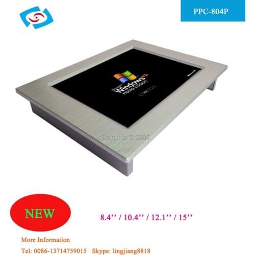 Custom Design 8.4 inch industrial touch screen panel PC 2GB DDR3/32GB SSD