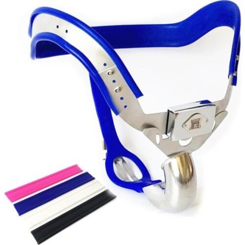 Newest Design Arc Waist Belts Stainless Steel Male Chastity Belt ,Underpant Closed Type Chastity Cage Sex Toys for Men G7-4-64