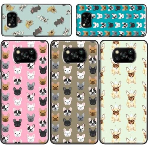 Whimsical french bulldog Case For Xiaomi Redmi Note 7 8 9 Pro A 8T 9S 9C K30 Mi 10 Ultra Note 10 Lite POCO X3 F2
