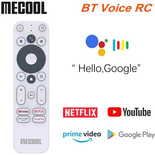 Original Mecool KM2 Voice Remote Control Replacement for KM2 Google Netflix 4K Certified Voice Android TV Box
