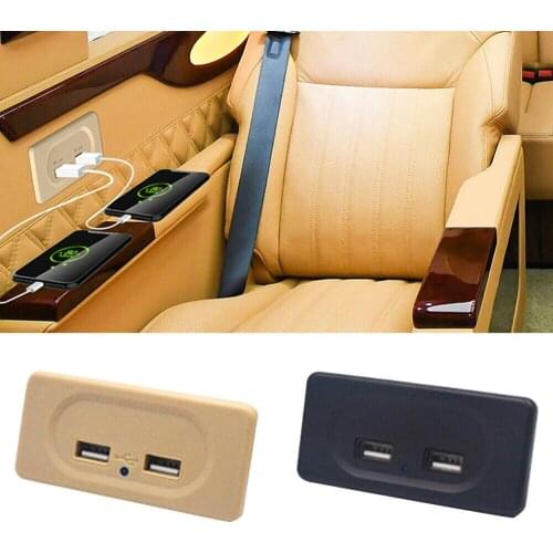 Dual Usb Charger Socket 4.8a 3.1a 12v For Motorcycle Auto Truck Atv Boat Car Rv Bus Motorhome Recessed Mount Adapter Outlet