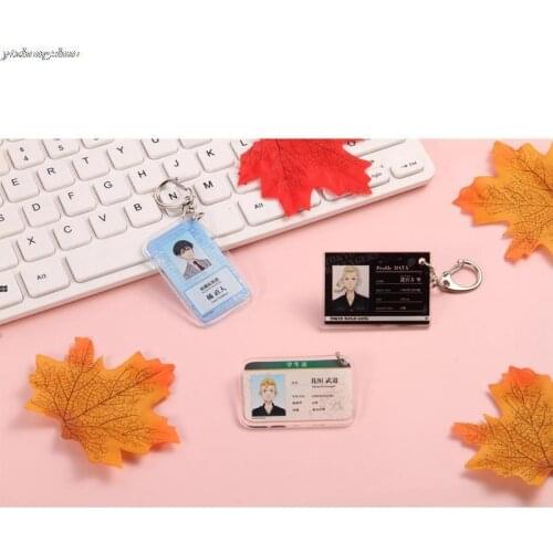 Tokyo Revengers Anime Acrylic Keychain Manjiro Ken Takemichi Hinata Atsushi Chibi Cosplay Bag Pendant Fans Collection Gift