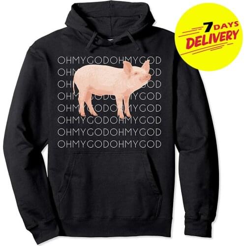 Shane Dawson Oh My God Pig Hoodie Men Women Black All Size 2019 Unisex Tees
