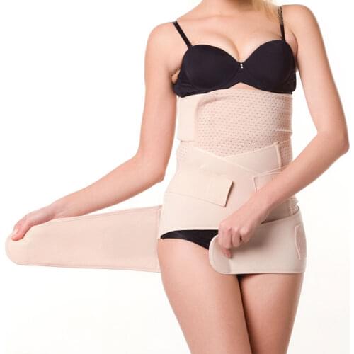 Three sets Waist Polyester Postpartum Abdominal Belt Recovery Belly/abdomen/pelvis Shapewear Breathable Belly Special Offer