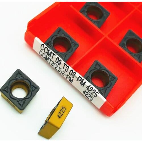 Carbide insert CCMT09T308 CCMT09T308 PM 4225 Metal turning tool Turning tool End mill CCMT 09T308 Lathe tool