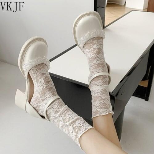 Comfort Shoes for Women Luxury Sandals Block Heels 2021 Summer Suit Female Beige Medium Fashion Chunky Flat