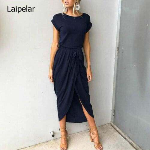 2020 Long Party Dresses Plus Size Summer Short Sleeve Women Dress Elegant Maxi Loose Vestidos Casual Sundresses Female