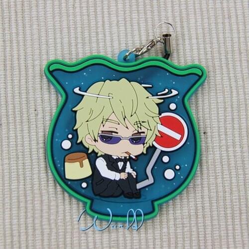 1pcs Anime Keychain Durarara 3way standoff Keyring Heiwajima Shizuo Keychain Nice Gift Pendant Portachiavi llavero