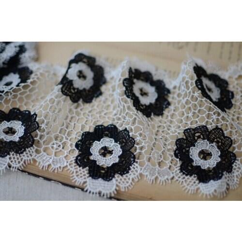 2 Meters 11cm Width Beautiful 2016 New Arrival Lace Mesh Trim Wide Lace Accessories Sewing Supplie