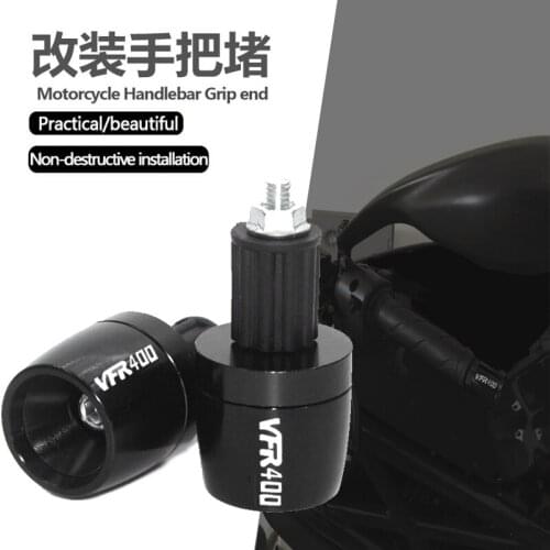 7/8'' 22mm For Honda VFR400 VFR 400 NC30 NC 30 1989-1992 Plugs Motorcycle Accessories Handlebar Moto Handle Bar Grips Cap Ends