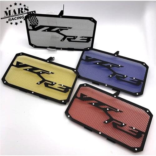 Motorcycle Accessories R3 CNC Radiator Cover Radiator Grille Guard Cover Tank Protector For YAMAHA YZF R3 YZF-R3 YZFR3 2015-2019