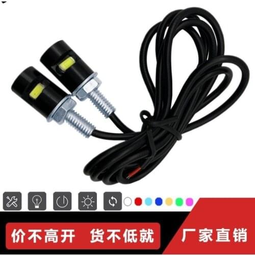 Car screw light license plate light 5630 1SMD motorcycle led license plate light led license plate light Hawkeye light
