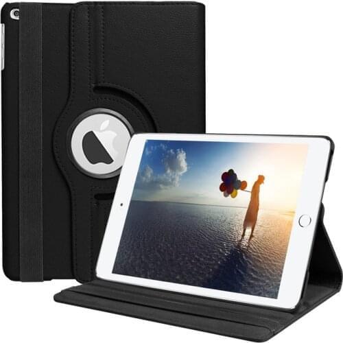 Case Cover For iPad 2017 9.7inch 360 Degree Rotating Stand PU Leather Magnetic Smart Case For iPad 9.7 2018 A1823 A1822 Cases