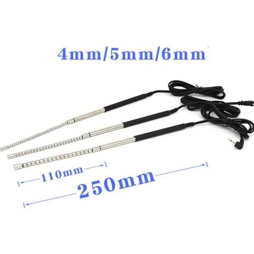 Electro Stimulate Penis Plug Catheter Sounding Male Masturbator Urethral Dilator Conductive Silicone Sex Toys For Men