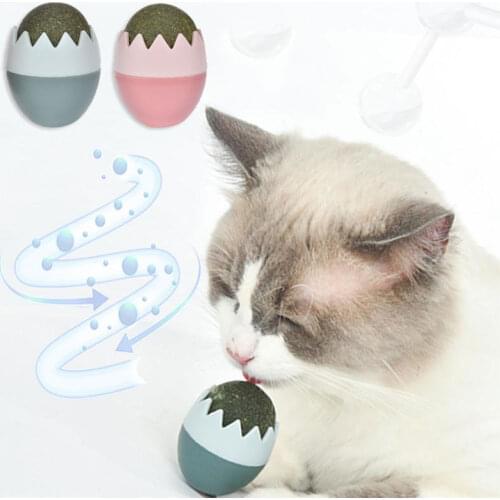 Eggshell Shape Cat Catnip Toy for Kitten Bite Resistant Pet Products Vomiting Cat Accessories Interactive Cat Toys Pet Supplies