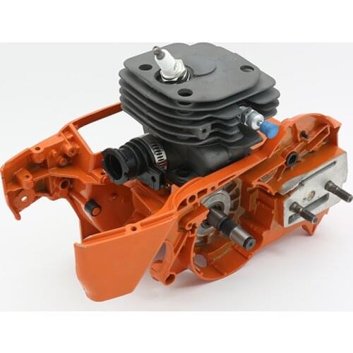 48MM 50MM 52MM Engine Housing Crankcase Cylinder Piston Crankshaft Kit Fit For Husqvarna 372 365 Round Chainsaw Spare Parts