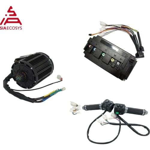 QSMotor Kits 4000W 138 90H Mid Drive Motor with EM200SP Controller 72V Powertrain Kits for Electric Dirt Bike/E-Motorcycle