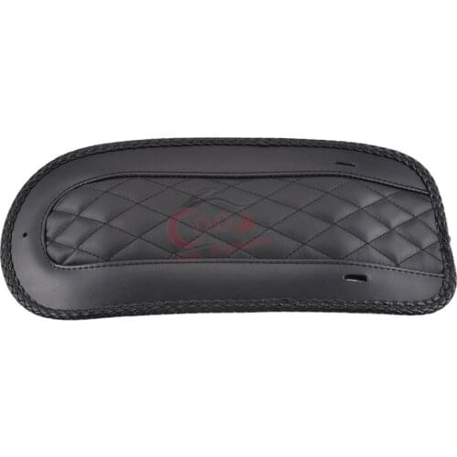 Motorcycle Parts Leather Flame Rear Fender Bib Solo Seat Fits For Harley Touring Electra Glide Road King FLHTK 2008-2018