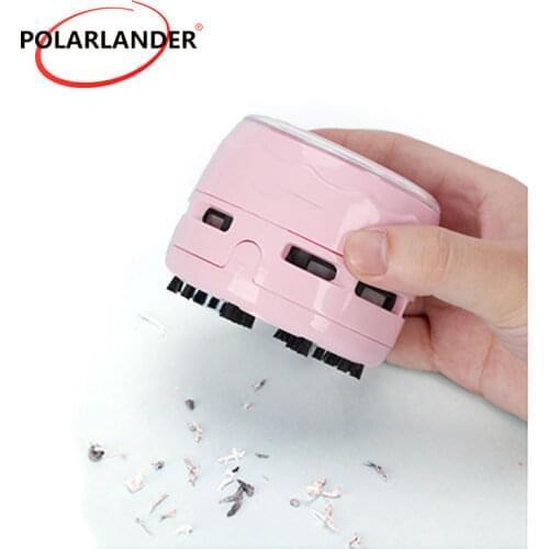 Mini Vacuum Cleaner for Car in Pink Collecter Aspirator Cute Mini Cleaner Wireless Corner Desk Table Dust Cleaner Sweeper