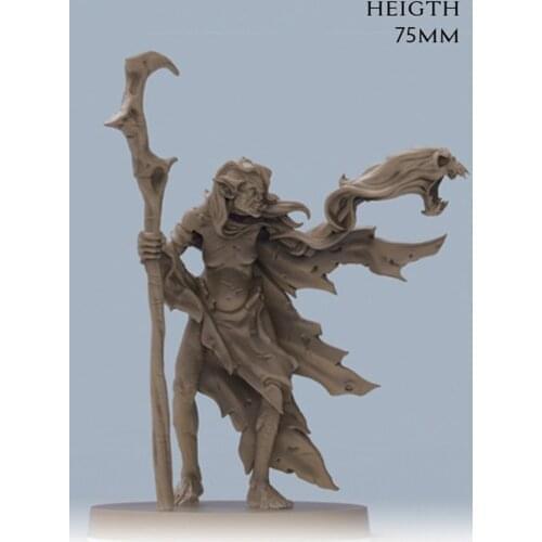 1/24 75mm ancient Female warrior with Spear (NO BASE ) Resin figure Model kits Miniature gk Unassembly Unpainted