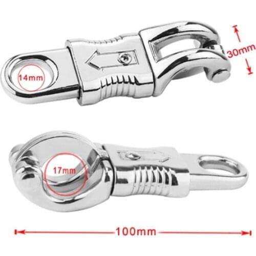 Horse Equestrian Zinc Alloy Snap Clasp Suit Lead Rope Pet Dog Pony Quick Release Hook clip