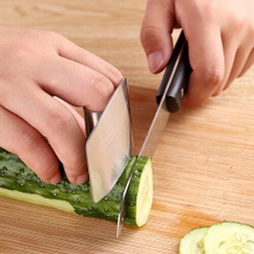 Stainless Steel Hand Guard Adjustable Vegetable Finger Guard Gadgets For Kitchen Finger Protection Tool For Cutting Vegetables