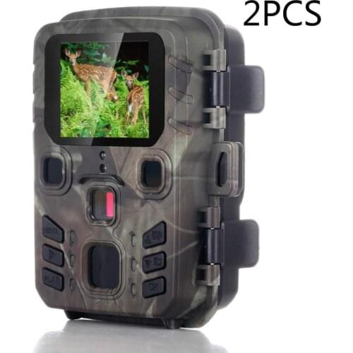 2PCS Hunting Camera Trail Cameras 16MP Night Vision Waterproof Photo Trap MiNi301 Wireless Wildlife Surveillance HC MINI301