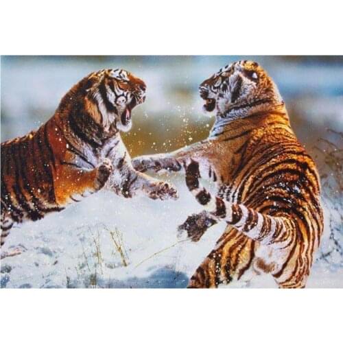 Landscape diamond painting tigers animals embroidery mosaic diamond dotz diy rhinestone picture puzzle toy drawing wall decor