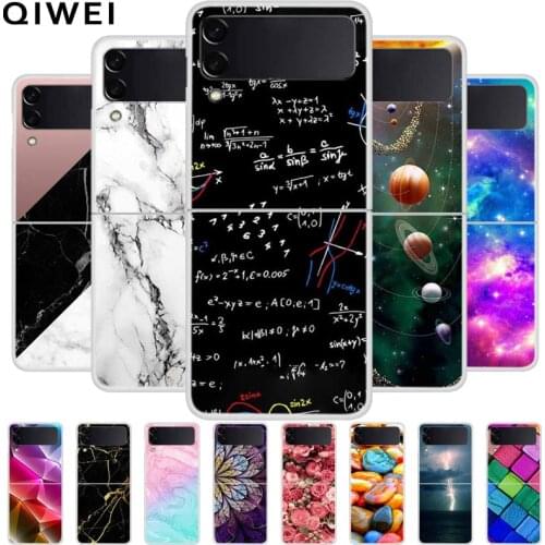 For Samsung Z Flip 3 Case Transparent Clear Hard PC Phone Back Cover For Samsung Galaxy Z Flip 3 Cases ZFlip 3 Flip3 Shells Capa