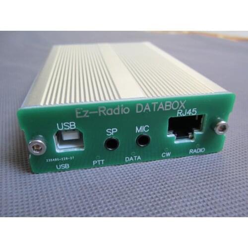 Ez-Radio DATABOX CAT linker PSK,RTTY,SSTV,CW For YAESU FT-817/818 /857/897 Radio Digital Communications Connector