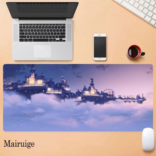 Promotional game large mouse pad 400X700X2MM, animation anti-skid and waterproof design, office notebook desktop computer mouse