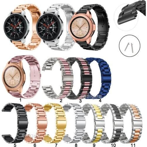 Classic Quick Release Stainless Steel Band Strap For Samsung Galaxy Watch 42mm 46mm Watchband 20mm 22mm
