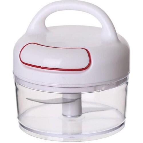 Manual Garlic Masher Kitchen Handheld Mini Food Chopper Grinder Chop Meat Fruit Vegetable Nuts Shredders Accessory Supplies Tool