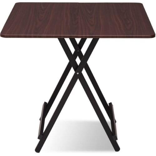 Foldable Coffee Dining Table Wood Living Room Furniture, Dining Room Home Furniture Outdoor Picnic Camping Table Reception Desk