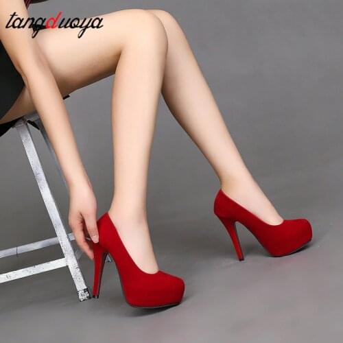 2021 Womens Shoes High-heeled Shoes Work Shoes Shallow Mouth Round Wedding Shoes For Fat Foot Shoes stiletto platform heels