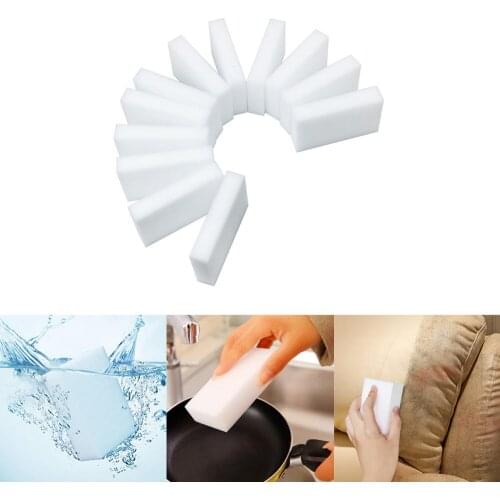 10pcs Melamine Sponge Cleaning Sponges Melamine Foam Sponge For Kitchen Bathroom Cleaning Tools