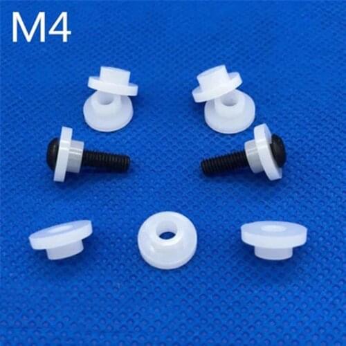 M4 Plastic Insulation electronic Screw Washer Nylon T type Step Transistor Gasket 20PCS