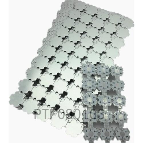 50pcs 1000PCS /lot LED PCB heat sink 20mm LED aluminium base plate high power LED beads radiator Use for 1/3/5W lamp LED chip