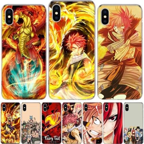 Anime Fairy Tail Phone Case For iphone 12 MIni 11Pro MAX XS 8 7 6 6S Plus X 5 5S SE XR SE 2020 Cover Shell Coque