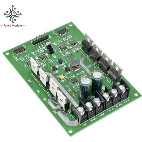 10A Peak 30A Dual Channel DC Motor Driver Module High Power H Bridge DC 3-36V Strong Braking Function Drive Plate IRF3205