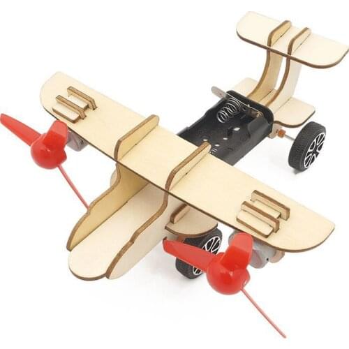 Students'toy Technology Small Production Diy Manual Lesson Assemble Gliding Plane Electronic Science Stem Toys technological