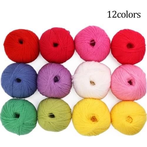 KAOBUY 50g/Pcs High Quality Soft Mink Wool Yarn for Hand Knitting Luxury Long Plush Wool Cashmere Crochet Yarn For Fall Winter