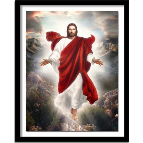 Diamond Painting Cross Stitch Religion Jesus Icons Hobby Crafts Diamond Handmade Gift Embroidery Home Decoration 5D DIY