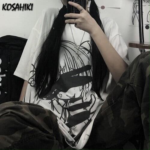 Женские летние футболки KOSAHIKI China At AliExpress