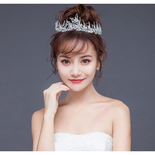 Mingli Tengda Bride Headwear Baroque Ancient Gold Ivy Manuel Bride Crown Wedding Accessories Hair Decorate Jewelry Tiara Diadema