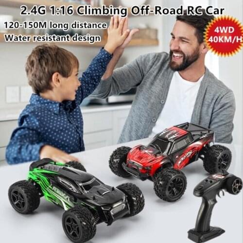 Multi-Directional RC Racing Car 4WD 1:16 2.4G Speed 40km/h Water Resistant Off-Road Climbing Remote Control Car Childrens Toys