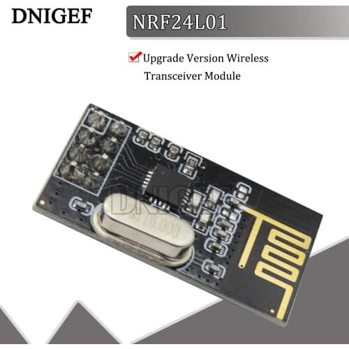 DNIGEF NRF24L01 24L01 Upgrade Version Wireless Transceiver Module NRF24L01 and 2.4GHz Antenna Module For Microcontroll